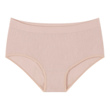 Nude Bamboo Seamless High-Waisted Briefs – 1 Pack