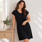 Osaka Comfort Dry Cotton Short Sleeve Nightie