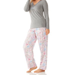 Ariana Floral Viscose Cotton Classic Pyjama Pant Magnolia Lounge