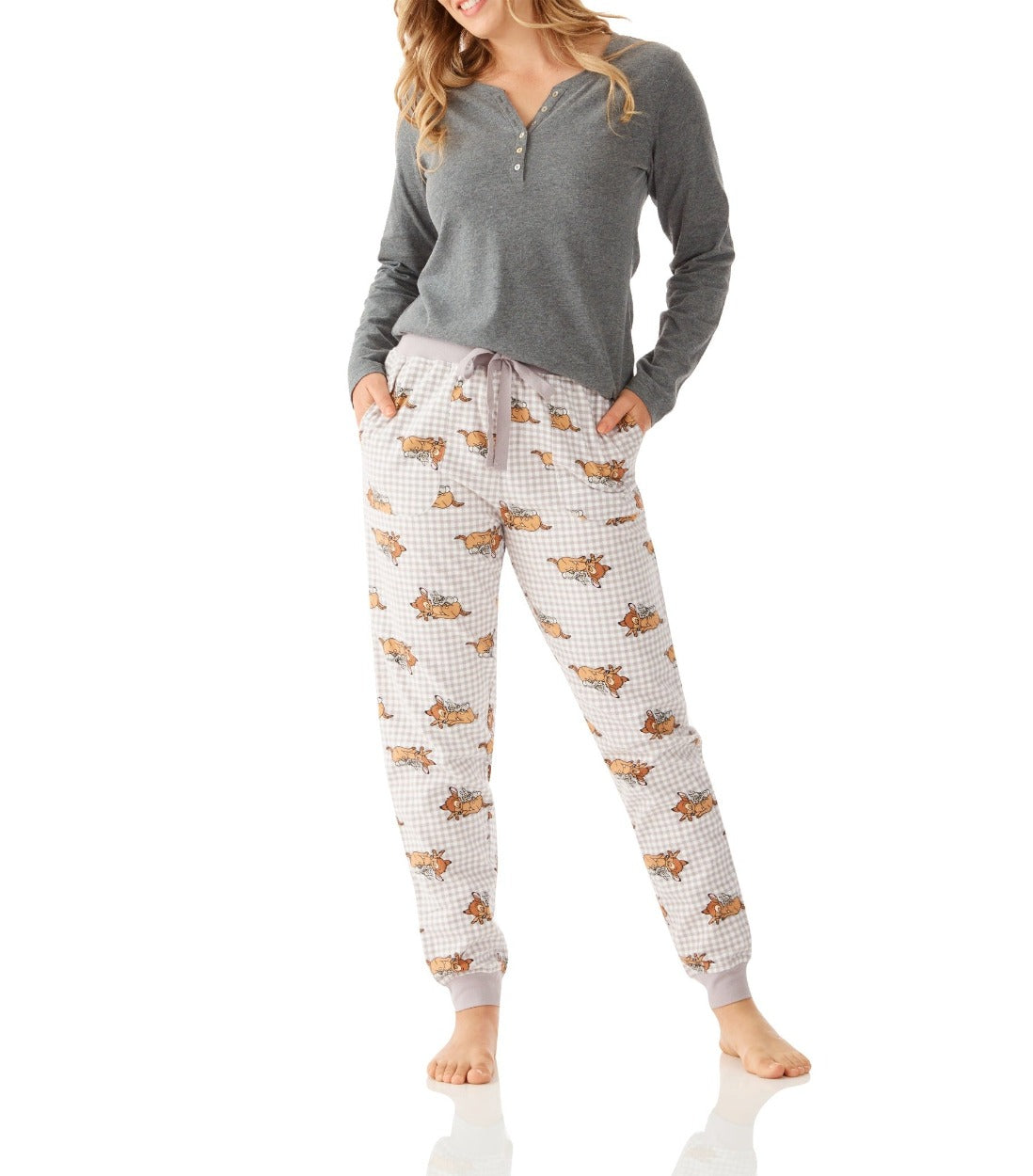 Disney Bambi Printed Flannelette Winter Pyjama Pant Set | Magnolia Lounge Australia