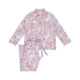 Ariana Floral Viscose Cotton Pyjama Set | Magnolia Lounge AUstralia