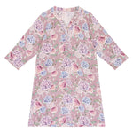 Ariana Floral Viscose Cotton Nightie Magnolia Lounge