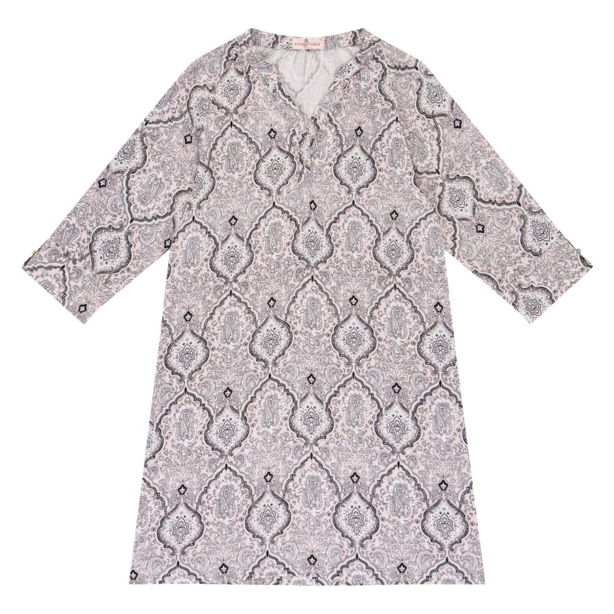 Shiva Viscose Cotton Winter Nightie | Magnolia Lounge Sleepwear Australia