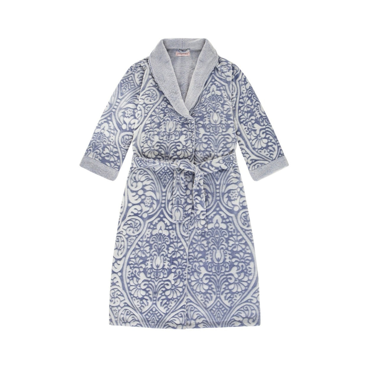 Women's Winter Fleece Dressing Gown Australia | Wallflowers Shawl Collar Fleece Dressing Gown | Magnolia Lounge Australia