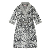 Damask Shawl Collar Damask Shawl Collar Fleece Dressing Gown Magnolia Lounge