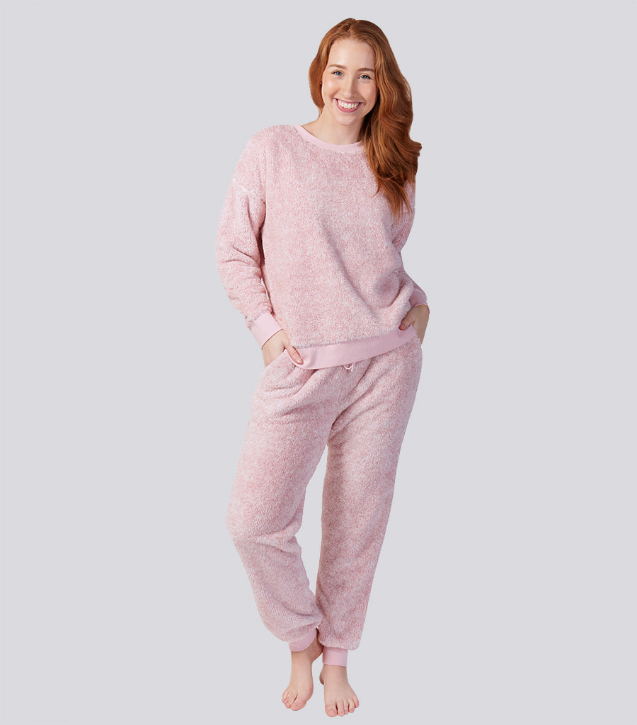 Luxe Fleece Jumper and Pant Set Magnolia Lounge
