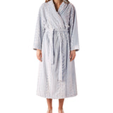 Women’s winter dressing gown | Sage Shawl Collar Fleece Dressing Gown | Magnolia Lounge Australia