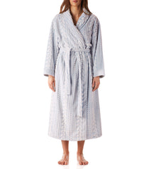 Women’s winter dressing gown | Sage Shawl Collar Fleece Dressing Gown | Magnolia Lounge Australia