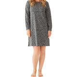 Samira Spot Cotton Jersey Long Sleeve Nightie | Ladies Sleepwear | Magnolia Lounge 