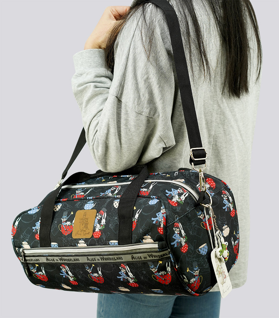 Alice In Wonderland Canvas Carry On Duffle Bag - The Mad Hatter Young Spirit