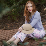 Winter Floral Viscose Cotton Classic Pyjama Pant Magnolia Lounge