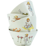 Alice in Wonderland Bamboo Bowl Set Young Spirit