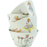 Alice in Wonderland Bamboo Bowl Set Young Spirit