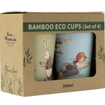 Alice in Wonderland Bamboo Drinking Cups ( Set of 4 ) Young Spirit