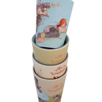 Alice in Wonderland Bamboo Drinking Cups ( Set of 4 ) Young Spirit