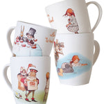 Alice In Wonderland Bamboo Mugs of 2 Young Spirit