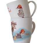 Alice In Wonderland Bamboo Mugs of 2 Young Spirit