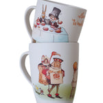 Alice In Wonderland Bamboo Mugs of 2 Young Spirit