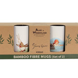 Alice In Wonderland Bamboo Mugs of 2 Young Spirit