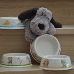 Alice in Wonderland Bamboo Pet Bowls Set of 2 Young Spirit