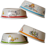 Alice in Wonderland Bamboo Pet Bowls Set of 2 Young Spirit