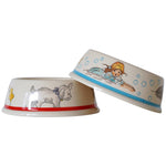 Alice in Wonderland Bamboo Pet Bowls Set of 2 Young Spirit