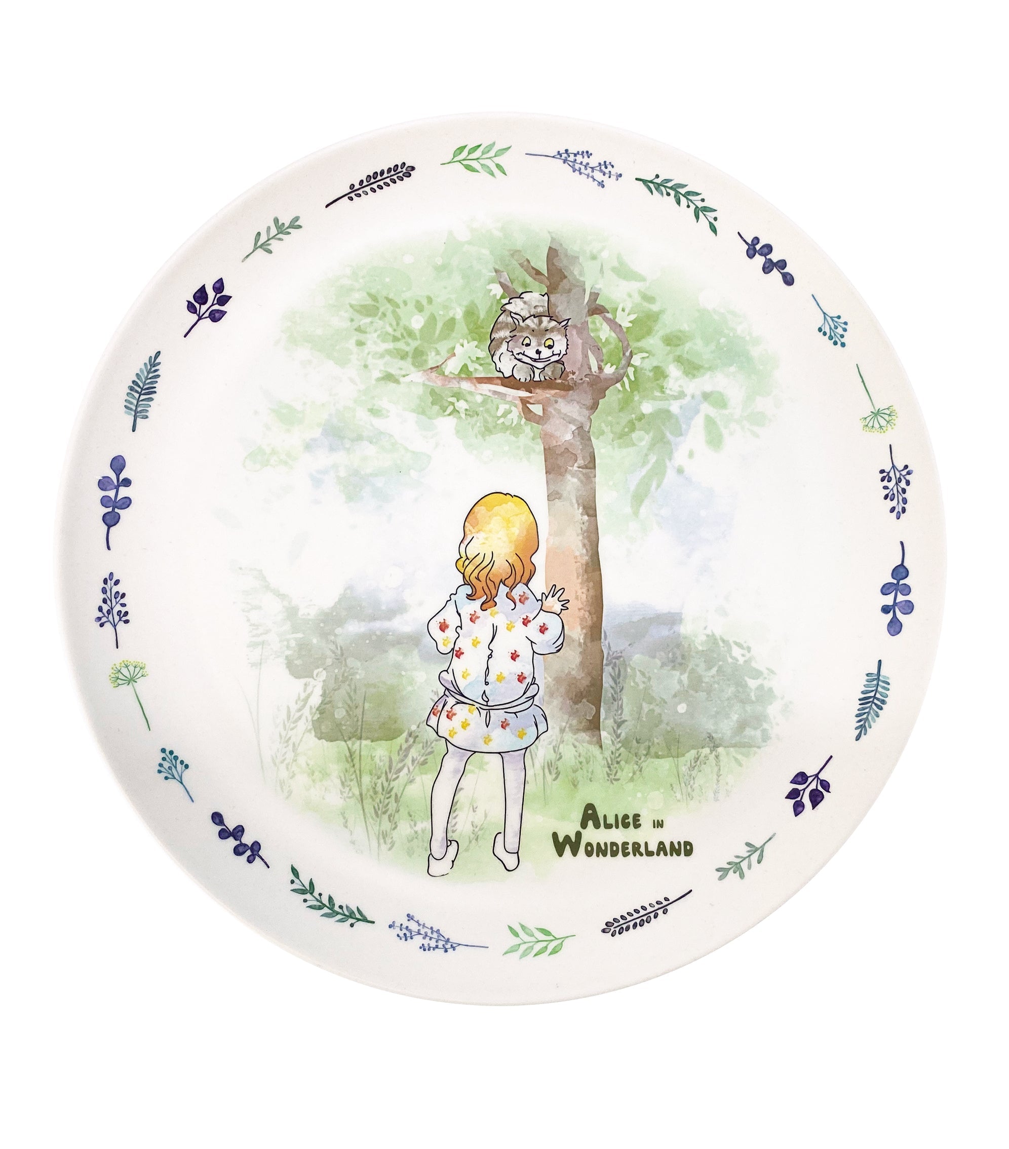 Alice in Wonderland Bamboo Plate Set Young Spirit