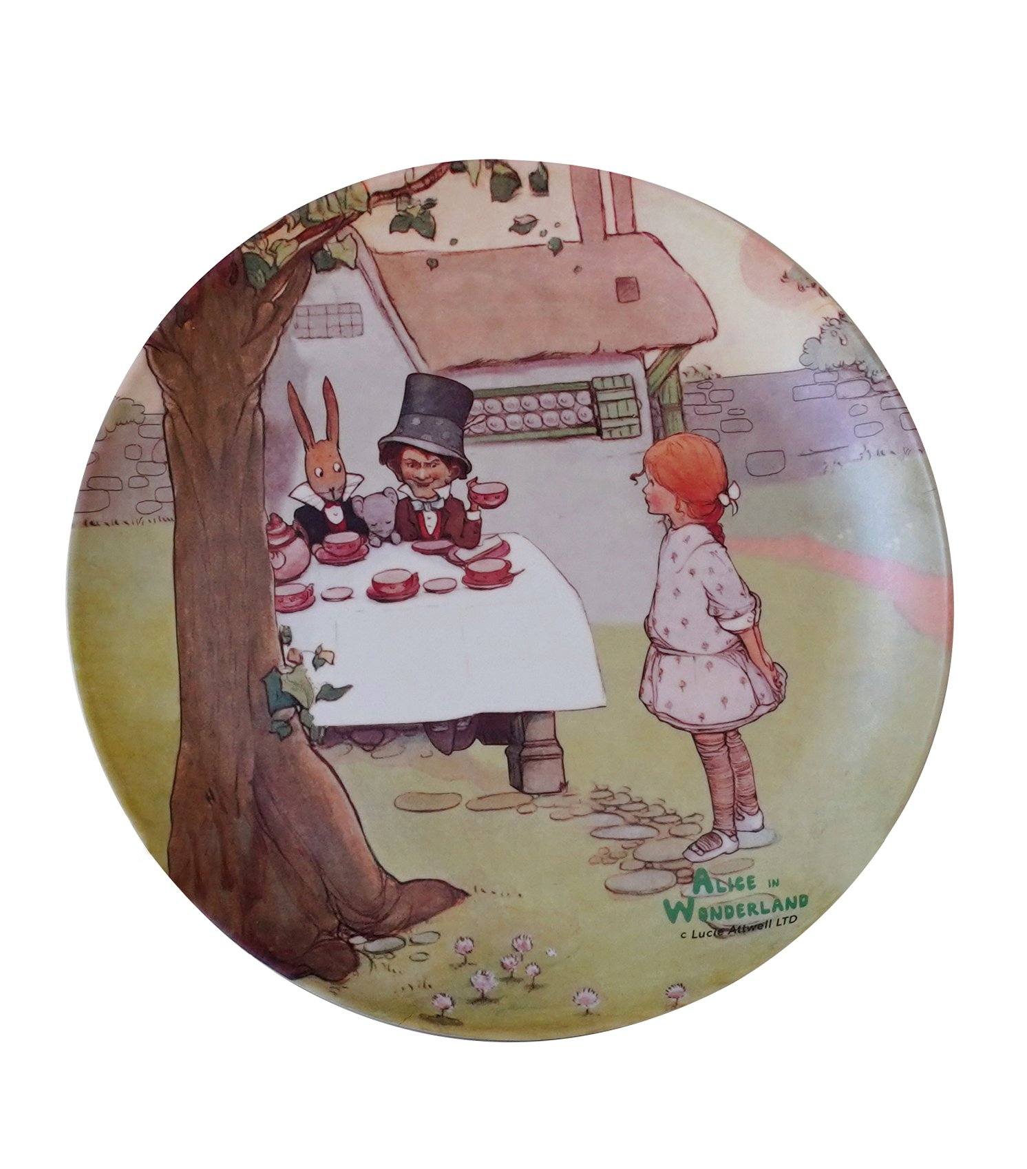 Alice in Wonderland Bamboo Plates (Set of 4) Young Spirit