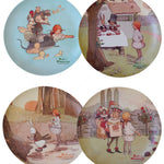 Alice in Wonderland Bamboo Plates (Set of 4) Young Spirit