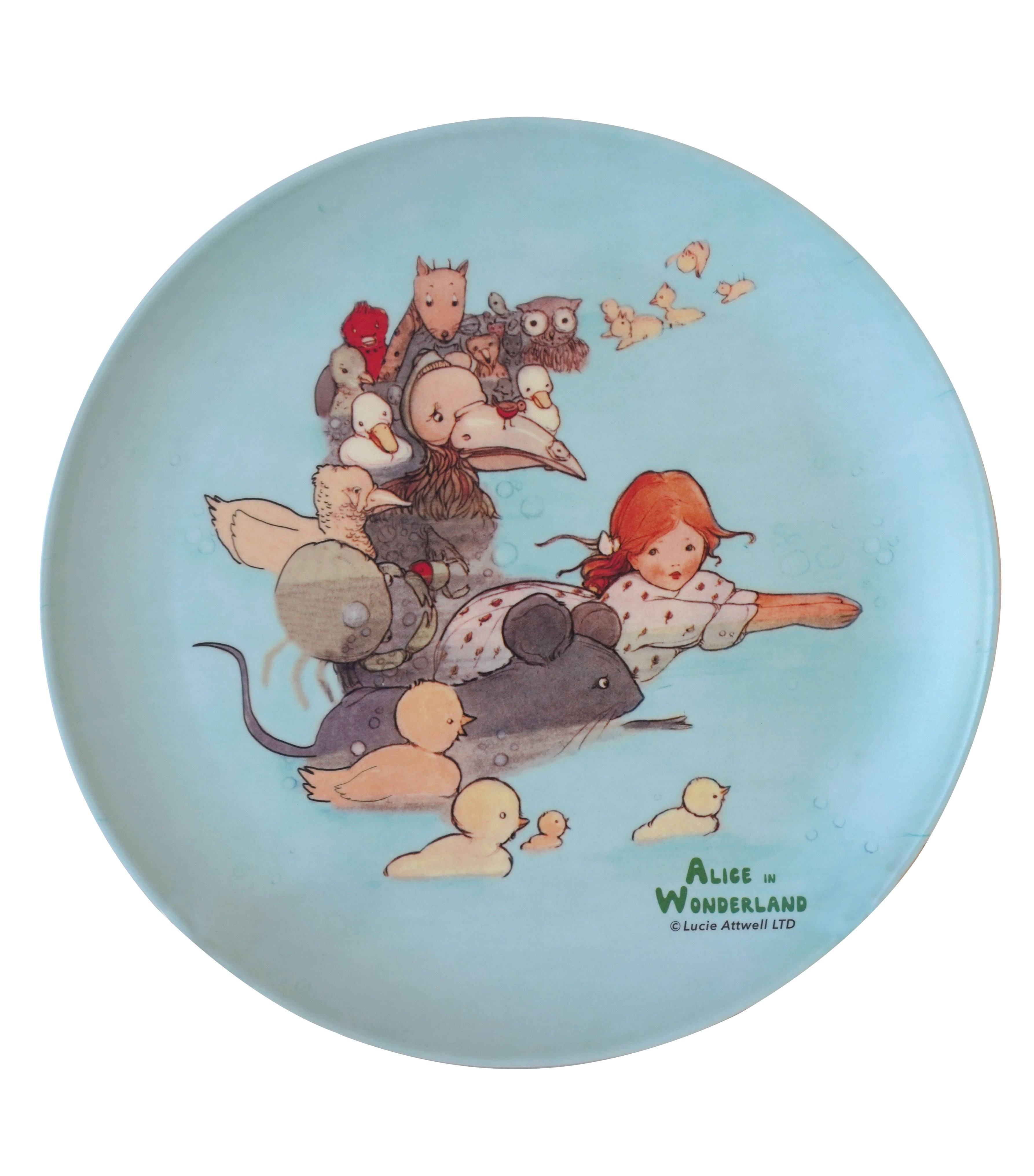 Alice in Wonderland Bamboo Plates (Set of 4) Young Spirit