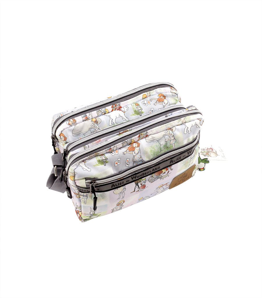 Alice In Wonderland Canvas Crossbody Shoulder Bag Young Spirit