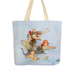 Alice In Wonderland Canvas Daily Tote Shopping Bag Young Spirit