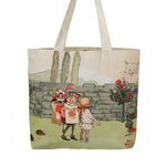 Alice In Wonderland Canvas Daily Tote Shopping Bag Young Spirit