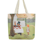 Alice In Wonderland Canvas Daily Tote Shopping Bag Young Spirit