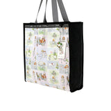 Alice In Wonderland Canvas Multi-Use Tote Bag - The Mad Hatter & Alice Watercolor Stories Young Spirit