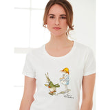 Alice in Wonderland Down the Rabbit Hole Cotton T-Shirt Young Spirit