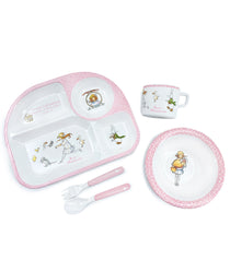 Alice in Wonderland Kids 5pcs Bamboo Meal Set Young Spirit