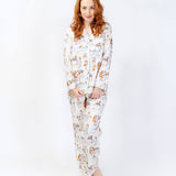 Alice in Wonderland Ladies Cotton Sateen Long Sleeve Pyjama Set Young Spirit