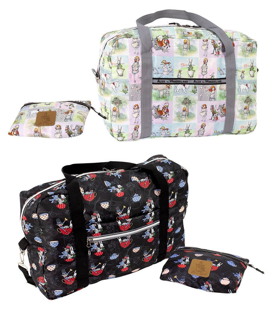 Alice In Wonderland Large Foldable Travel Tote Bag Young Spirit
