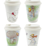 Alice in Wonderland Reusable Bamboo Coffee Cup Young Spirit