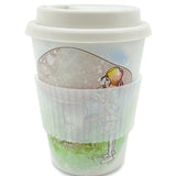 Alice in Wonderland Reusable Bamboo Coffee Cup Young Spirit