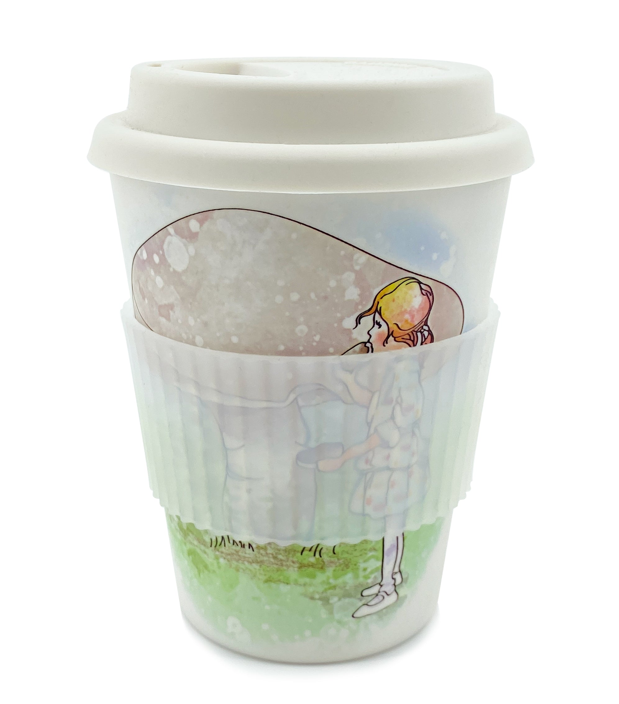 Alice in Wonderland Reusable Bamboo Coffee Cup Young Spirit