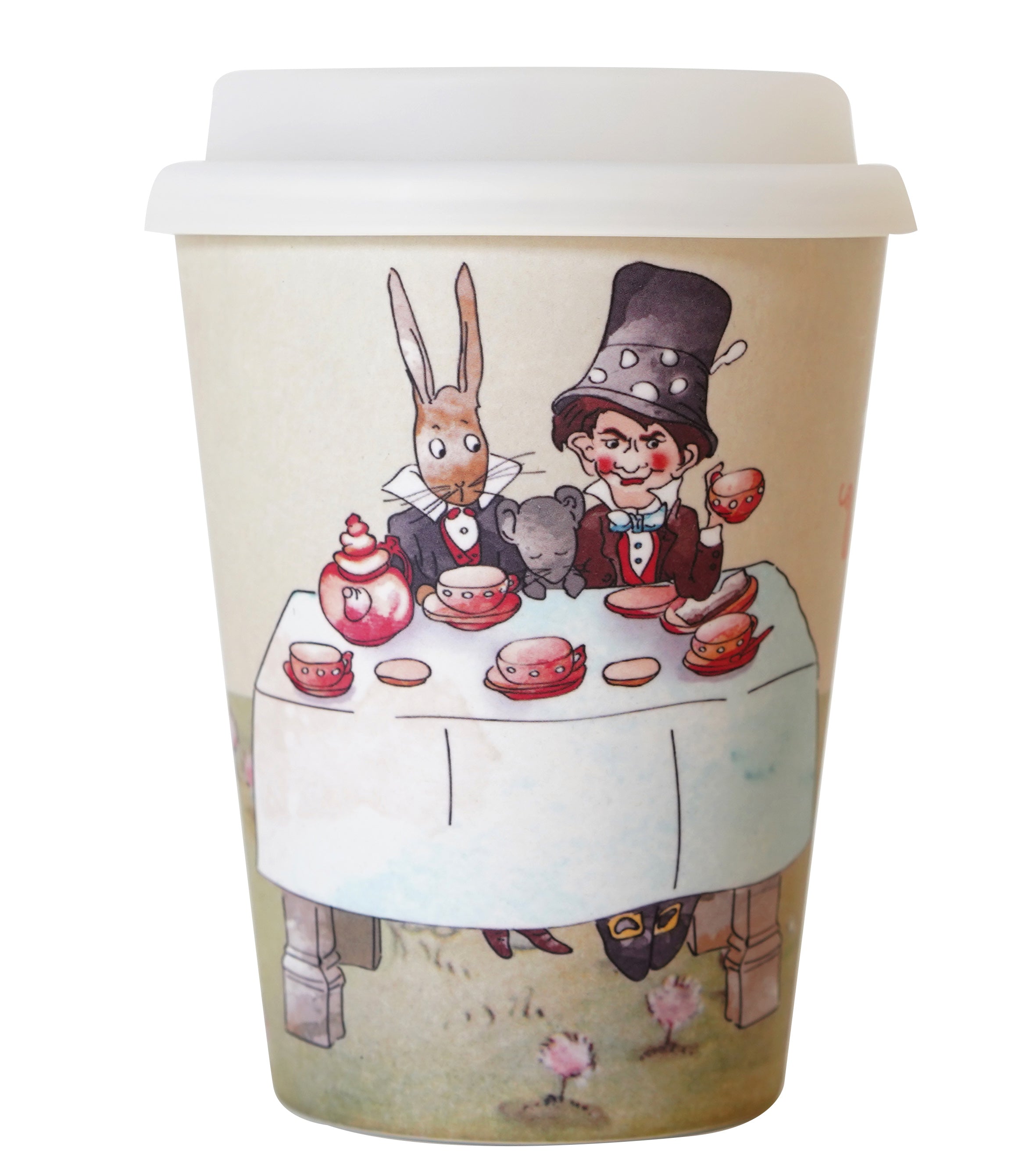 Alice in Wonderland Reusable Bamboo Coffee Cup Young Spirit