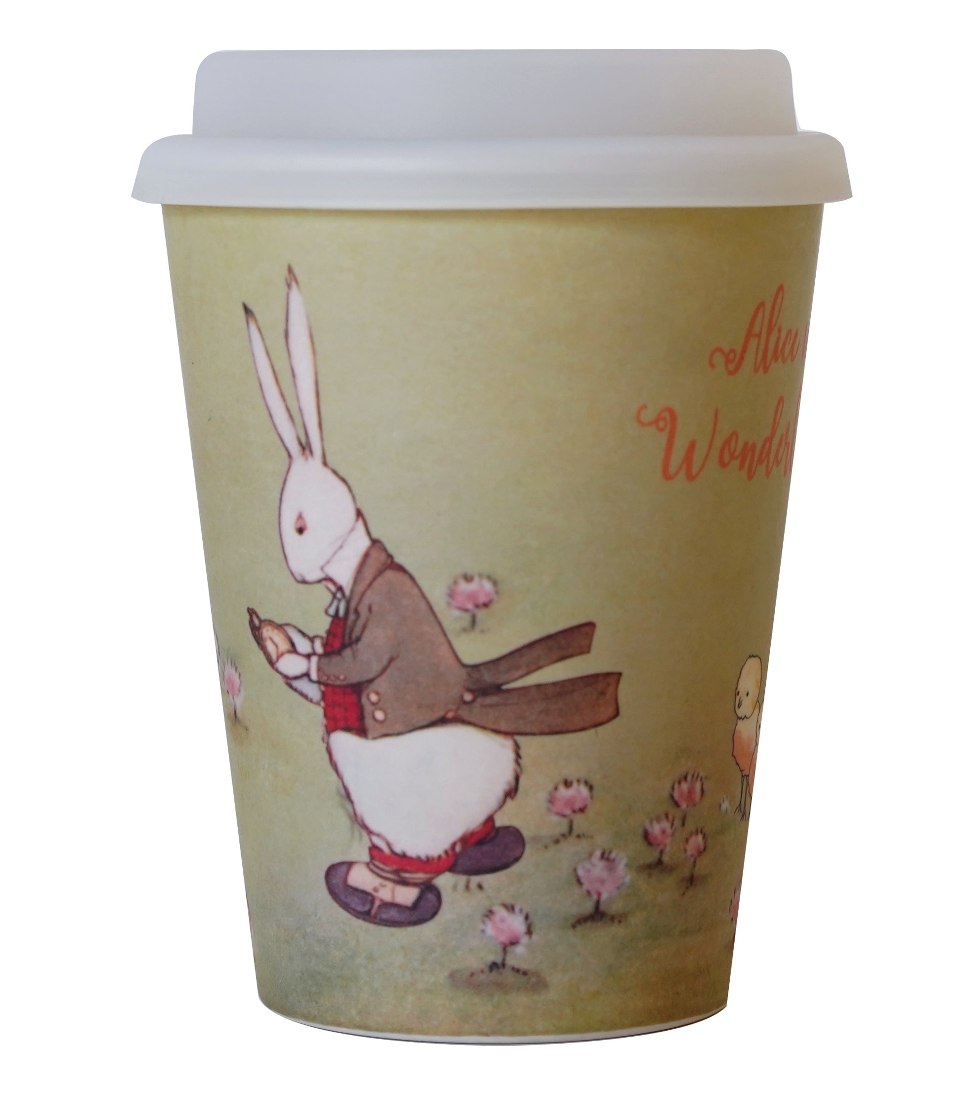 Alice in Wonderland Reusable Bamboo Coffee Cup Young Spirit