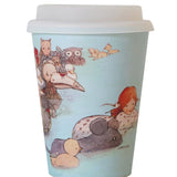 Alice in Wonderland Reusable Bamboo Coffee Cup Young Spirit