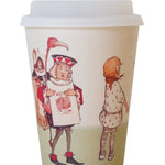 Alice in Wonderland Reusable Bamboo Coffee Cup Young Spirit