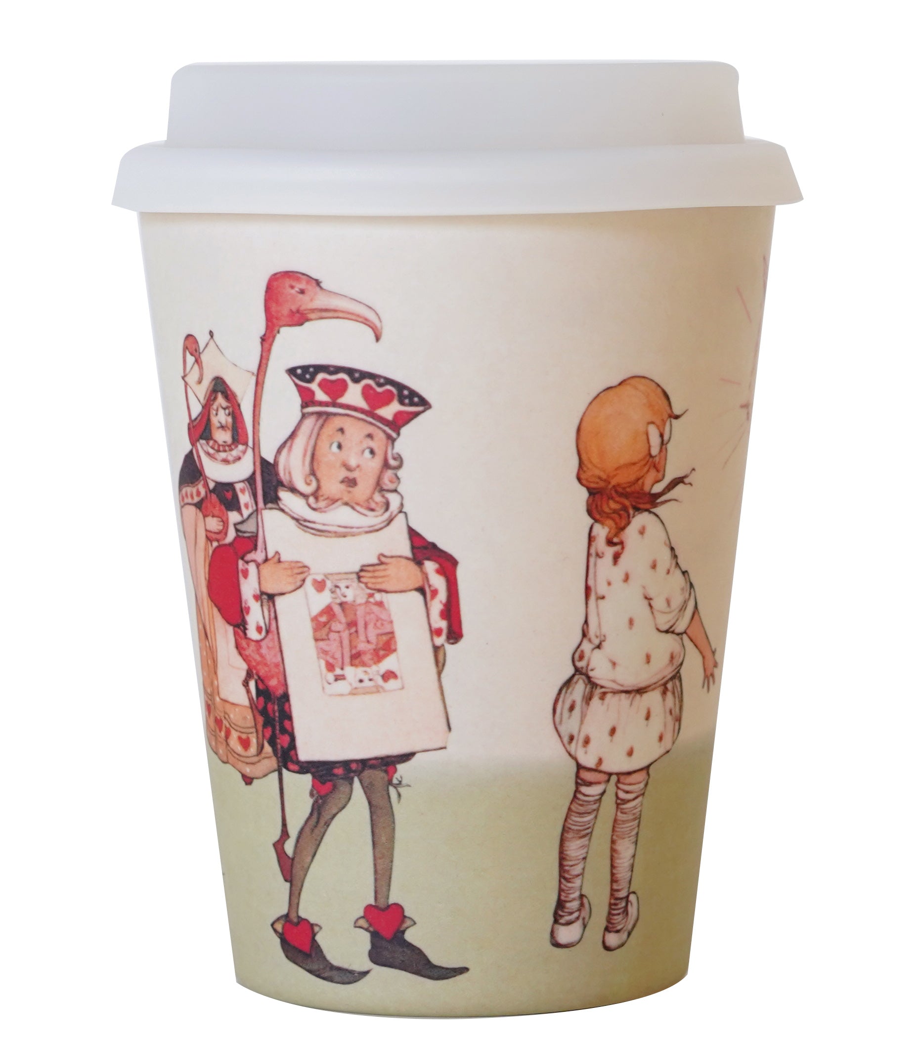 Alice in Wonderland Reusable Bamboo Coffee Cup Young Spirit
