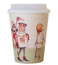 Alice in Wonderland Reusable Bamboo Coffee Cup Young Spirit