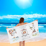 Alice in Wonderland Sand-free & Quick-dry Beach Towel Young Spirit
