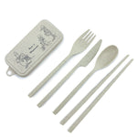 Alice in Wonderland Travel Bamboo Cutlery Set Young Spirit